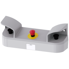 Two-hand operation console for command devices, 22 mm, round, 2x1 NO + 1 NC