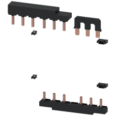 Wiring kit, incl. mech. interlocking, for star-delta (wye-delta) S2/S2/S2