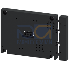 Base plate, Size S2 for setting up contactor assemblies for star-delta (wye-delta) start comprising