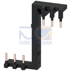 For mounting 2 contactors side by side in series for redundant switching. For SIRIUS contactors, series 3RT2.2, screw terminals (size S0)