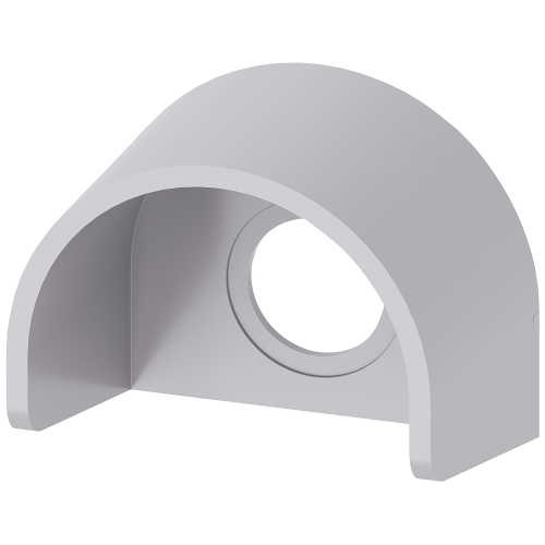 Protective collar for EMERGENCY STOP mushroom pushbutton, with and without RONIS lock, 22 mm design,