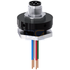 Adapter M12 connector, 5-pole, for M20 cable entry, for plastic enclosure