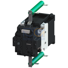 Contactor size 2, 2-pole DC-3 and 5, 32 A auxiliary switch 22 (2 NO + 2 NC) AC operation