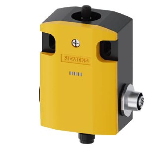 Basic switch without actuator head, metal enclosure, M12 plug, ASIsafe