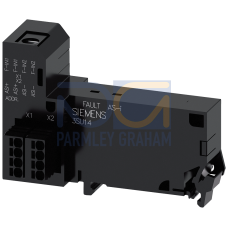 AS-Interface module, 2 safe inputs, black, Spring-type terminal (Push-in), for input/output, for floor mounting