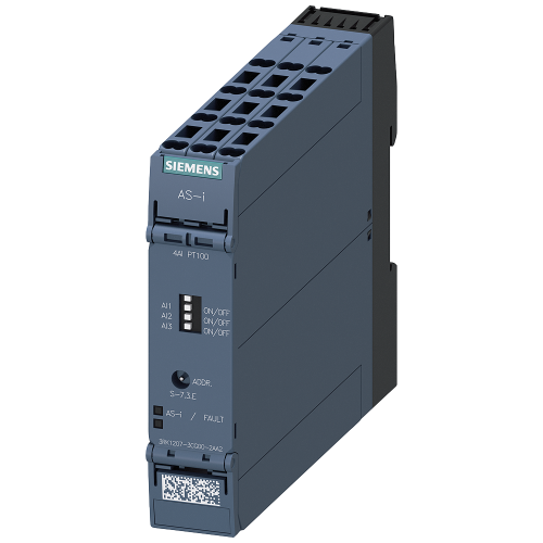 AS-i SlimLine Compact module SC22.5, IP20, 4 AI RTD spring-type 4x analog input