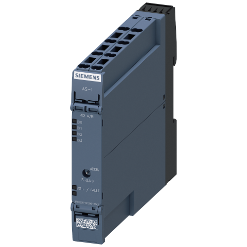 AS-i SlimLine Compact module SC17.5 digital, A/B slave 4 DI, IP20 4 x input for 2-wire sensor spring
