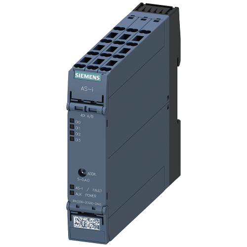 AS-i SlimLine Compact module SC22.5 digital, A/B slave 4 DI, IP20 4 x inputs for 3-wire sensor Senso