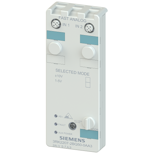 AS-i compact module K60, IP67, A/B slave (Spec. 3.0), analog, 2 AI (1 AI)