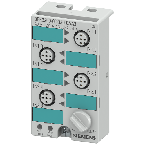 AS-Interface compact module K45 A/B slave IP67, digital, 8 inputs