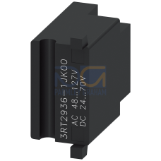 Surge suppressor, Varistor with LED, 48 ... 127 V AC, 24 ... 70 V DC, for contactors Size S2, S3