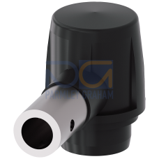 Actuator head for hinge switch made of plastic with hollow shaft Diameter = 8 mm and actuating angle