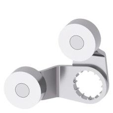 Fork lever for position switch 3SE51 2x stainless steel lever