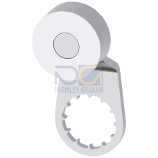 twist lever for position switch 3SE51 Metal lever Form A 27 mm long, Step 9 mm with Stainless steel