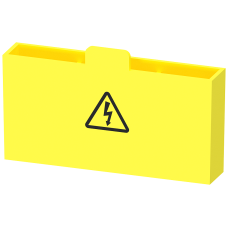 Cover cap for connection tags for 3-phase busbar Size S2