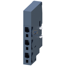 Infeed left or right Connection main circuit: Spring-type terminal Connection terminal maximum 25 mm