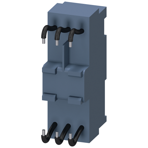 Adapter 45 mm for circuit breaker Size S0 3RV1.2 and 3RV2.2 max. 25 A Conductor cross-section AWG10