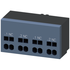 Auxiliary switch 2 NC contacts Connection control circuit: Spring-type terminal