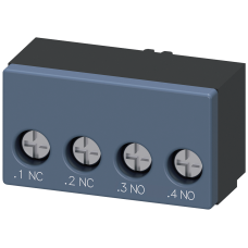 Auxiliary switch, 1 NC, 1 NO, connection control circuit