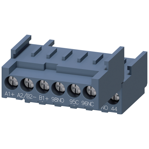 Control circuit terminals for 3RA62, screw terminals, 2 terminals per pack