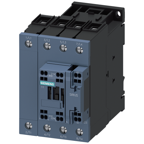 Contactor, 4 NO, AC-1: 60 A railway 24 V DC, 0.7 ... 1.25* US, 4-pole, 4 NO, Size S2, Spring-type te