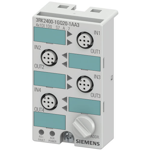 AS-Interface compact module K45, A/B slave (Spec. 3.0), IP67 digital, 4x (1 DI/1 DQ)