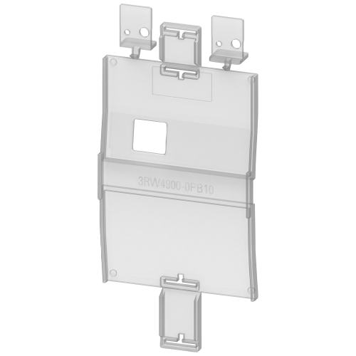 Sealable cover for soft starter 3RW40 S0-S3