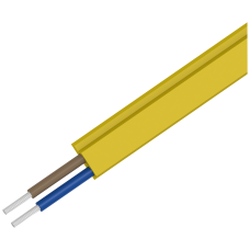 AS-i cable, shaped yellow, rubber, 2x1.5 mm2, 1 km, from 1000 m cable