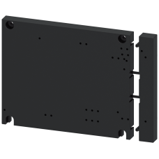 Base plate, size S3-S3-S2 with timing relay, lateral, side by side