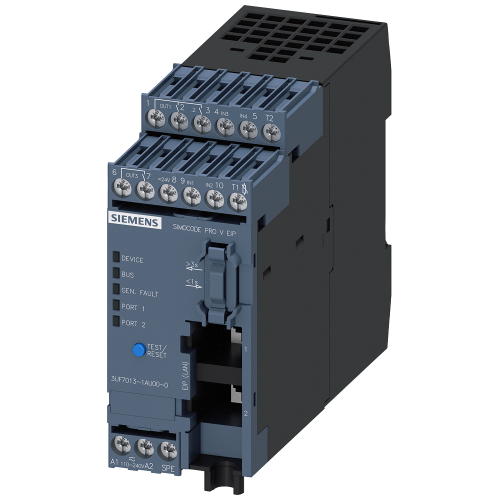 Basic unit SIMOCODE pro V EIP, EtherNet/IP, medium redundancy DLR, Web server, transmission rate 100