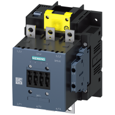 Contactor, AC-3e, 185 A/90 kW/400 V, 3-pole, 96-127 V AC/DC, F-PLC-IN, 2 NO+2 NC, connection bar/screw terminal