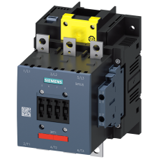 Contactor, AC-3e, 185 A/90 kW/400 V, 3-pole, 96-127 V AC/DC, F-PLC-IN, 2 NO+2 NC, connection bar/screw terminal