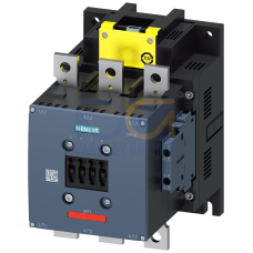 Contactor, AC-3e, 300 A/160 kW/400 V, 3-pole, 96-127 V AC/DC, F-PLC-IN, 2 NO+2 NC, connection bar/screw terminal