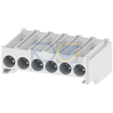 Removable control terminals with screw terminals, 2 blocks each with 6 terminals