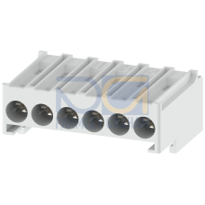 Removable control terminals with screw terminals, 4 blocks with 6 terminals each