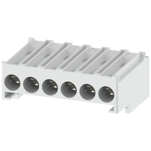 Removable control terminals with screw terminals, 4 blocks with 6 terminals each