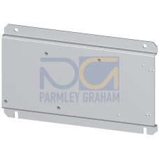 Base plate for mounting of combination of three contactors (2x 3RT1.5, 1x 3RT2.4) for star-delta (wye-delta) start up