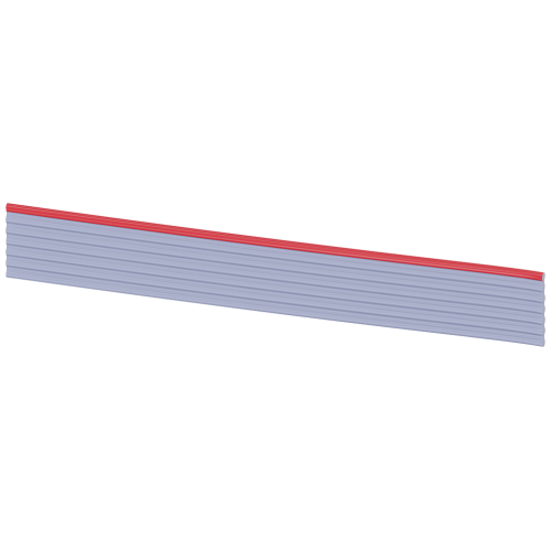 Ribbon cable, 7 cores, length 10 m