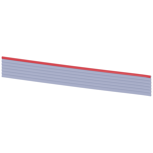 Ribbon cable, 7 cores, length 5 m