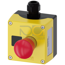 AS-Interface enclosure for command devices, 22 mm, metal, yellow