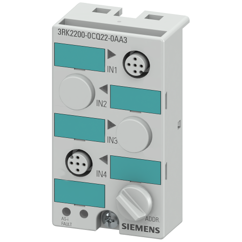 AS-i compact module K45, A/B slave, digital, 2x2 I, IP67, 2x2 inputs, max. 200 mA