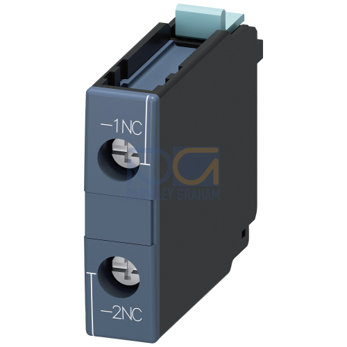 Auxiliary switch 1 NC, EN50005 for motor contactors, 1pol.