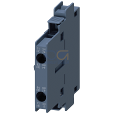 Auxiliary switch 1 NO+1 NC, EN 50005, 10 mm, Sz. S0-S12 motor contactors, 2-pole