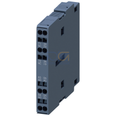 second lateral Auxiliary switch, 1 NO, 1 NC, spring-type terminal, for contactors 3RT1