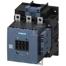Contactor, AC-3e, 185 A/90 kW/400 V, 3-pole, 440-480 V AC/DC, 2 NO+2 NC, connection bar/spring-type terminal
