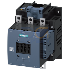 Contactor, AC-3, 115 A/55 kW/400 V, 3-pole, 21-27.3 V AC/DC, PLC-IN optional, 2 NO+2 NC, connection bar/spring-type terminal