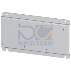 Base plate for mounting of combination of three contactors (3x 3RT1.5) for star-delta (wye-delta) start up