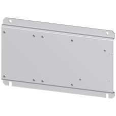 Base plate for mounting of combination of three contactors (2x 3RT1.6, 1x 3RT1.5) for star-delta (wye-delta) start up