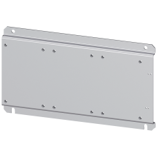Base plate for mounting of combination of three contactors (3x 3RT1.6) for star-delta (wye-delta) start up