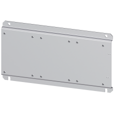 Base plate for mounting of combination of three contactors (2x 3RT1.7, 1x 3RT1.6) for star-delta (wye-delta) start up